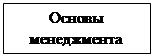 Подпись: Основы менеджмента