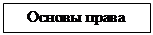 Подпись: Основы права
